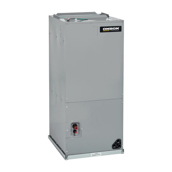 Oxbox indoor air handler cabinet, official product photo
