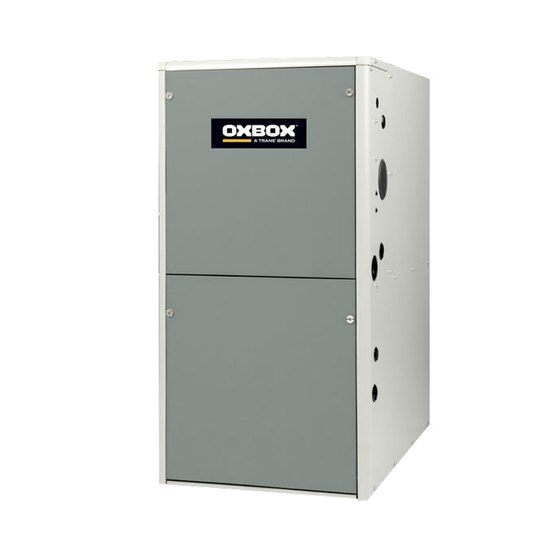 Oxbox high-efficiency gas furnace, official product photo